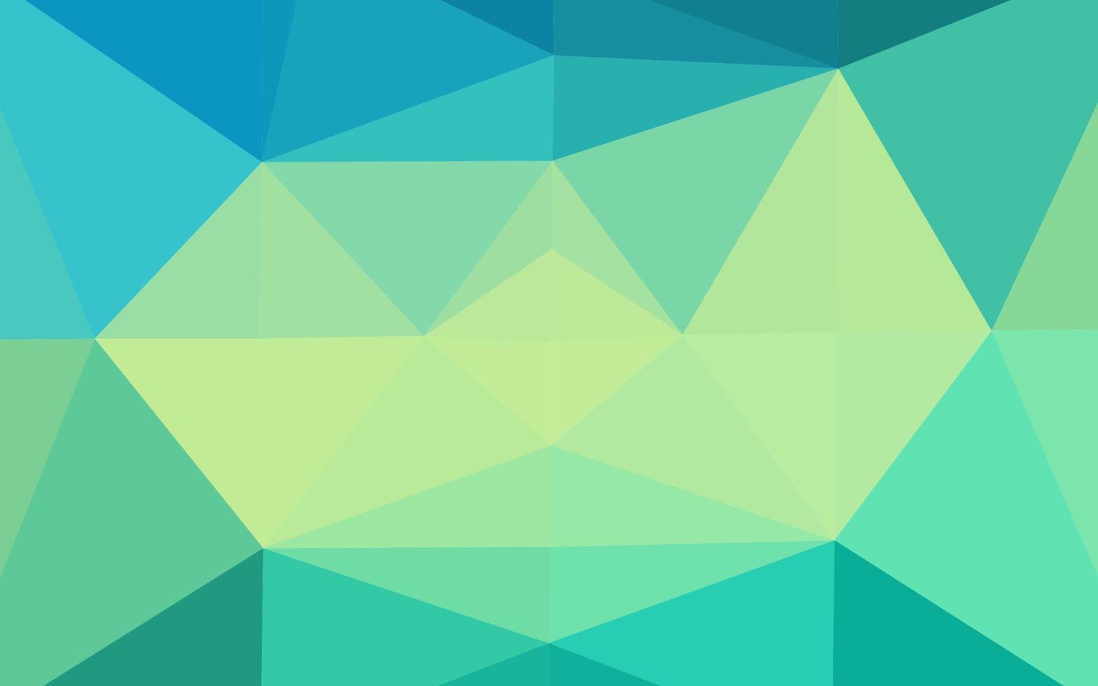 Light Green, Yellow vector polygonal template.