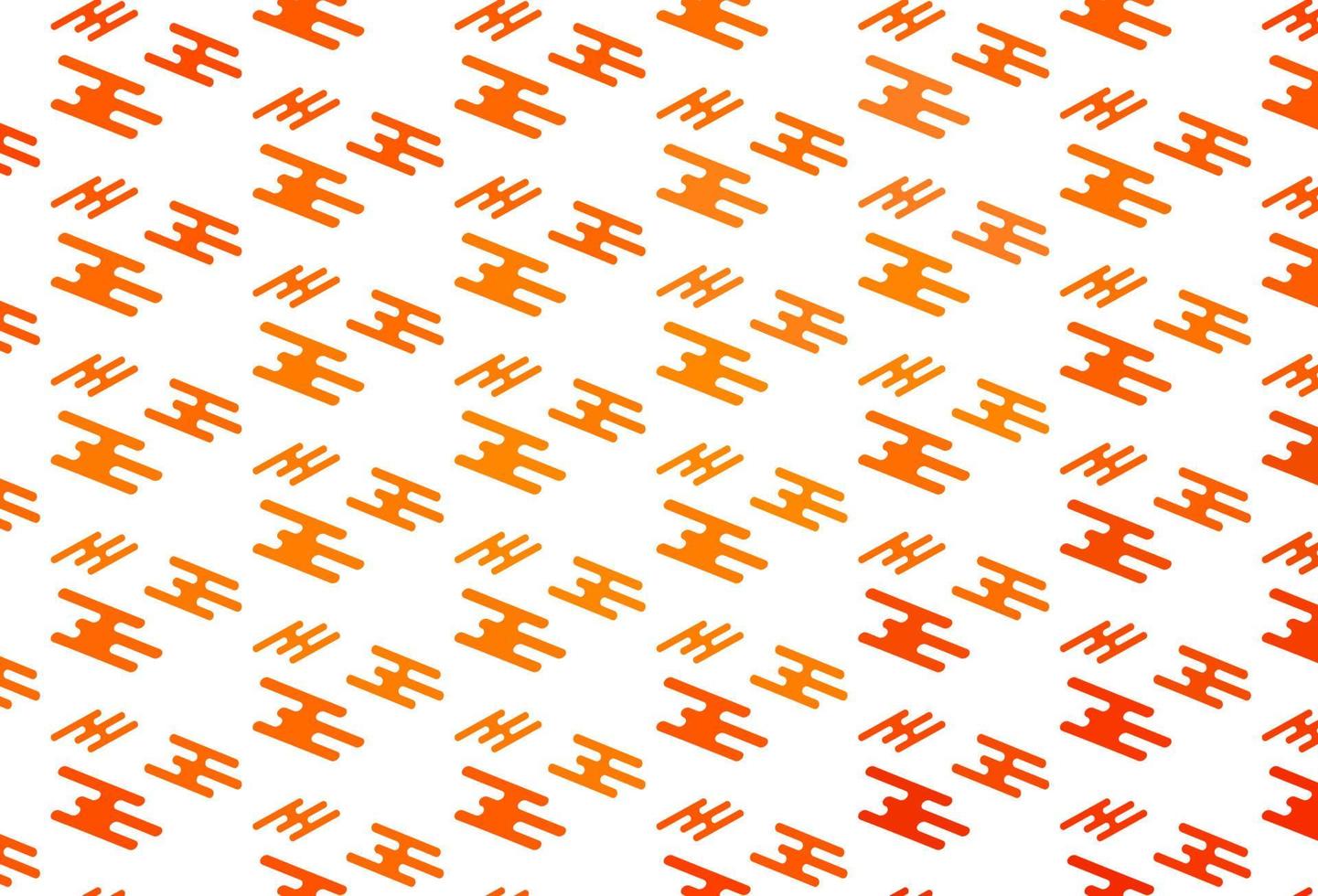 Light Orange vector background with straight lines.