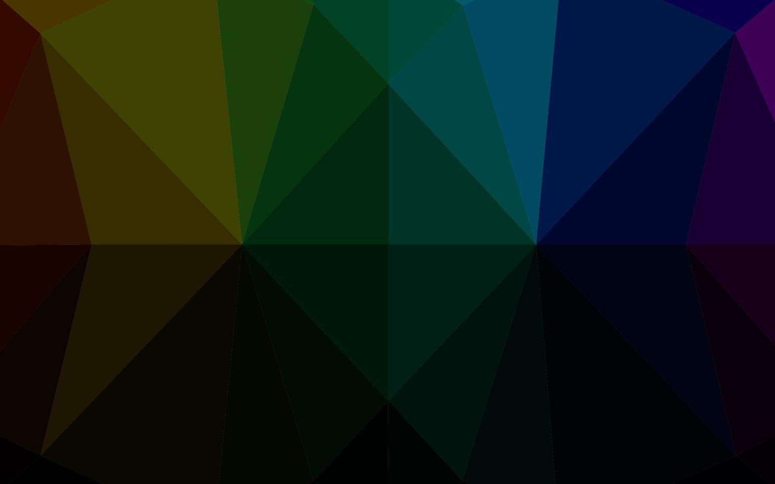 Dark Multicolor, Rainbow vector polygonal template.