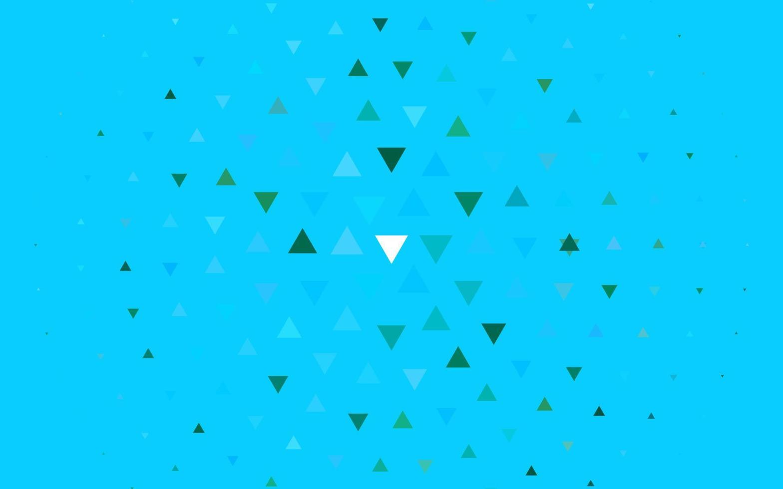 Light Blue, Green vector texture in triangular style.