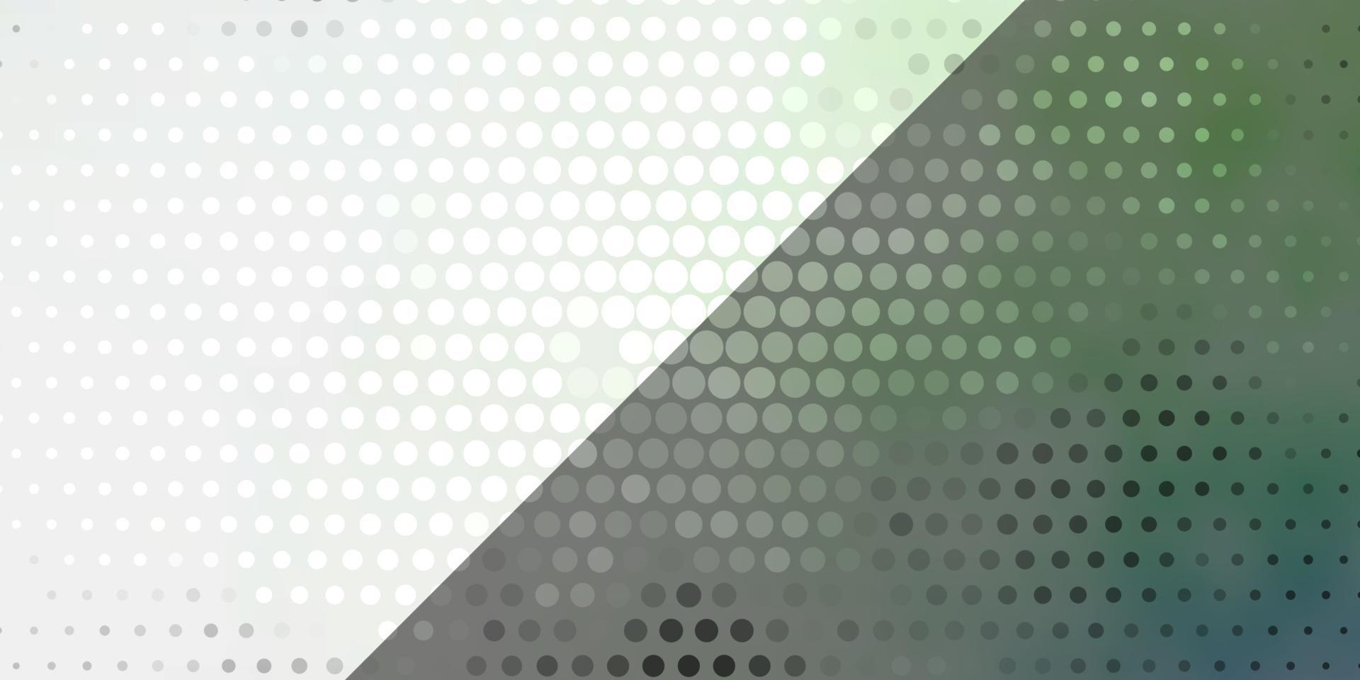 Light Green vector texture with circles.