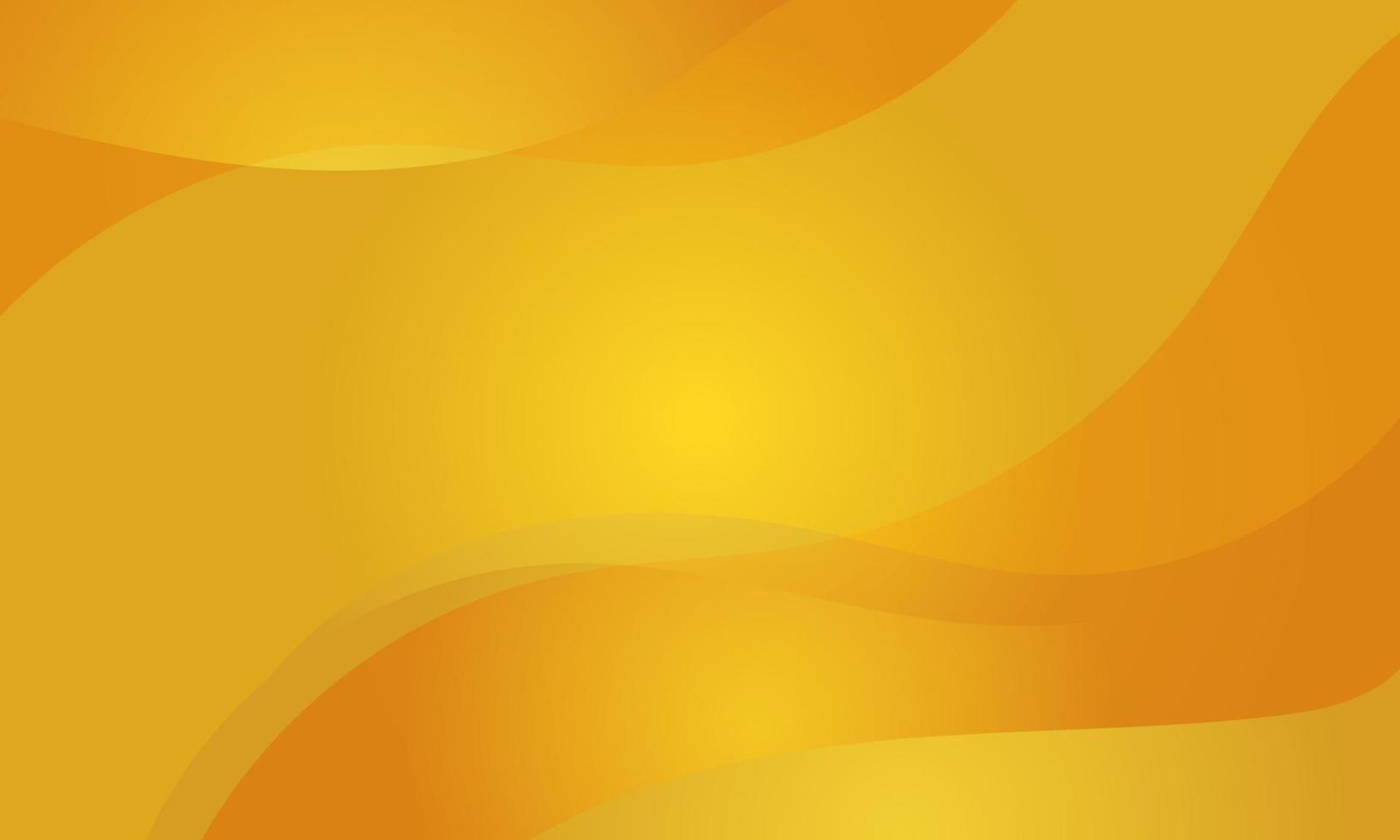 Fondo de onda de fluido amarillo abstracto vector