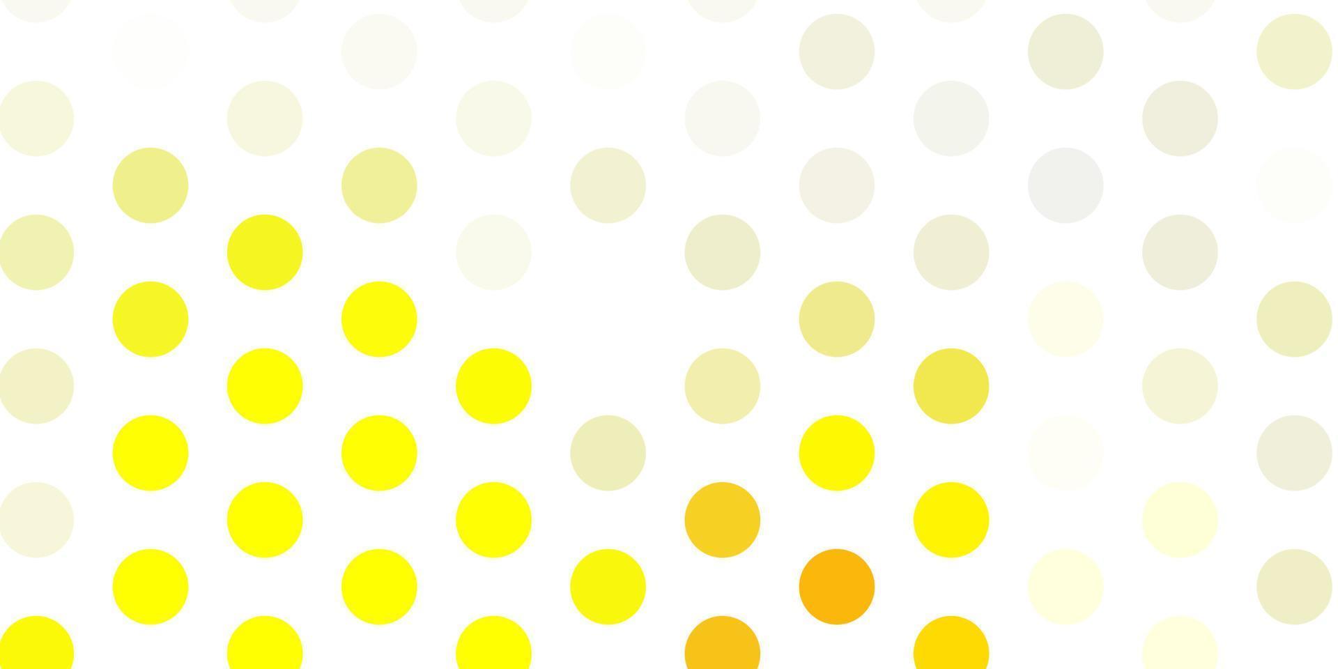 Light yellow vector texture with disks.