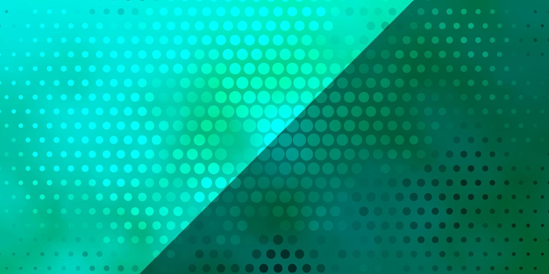 Light Green vector layout with circles.