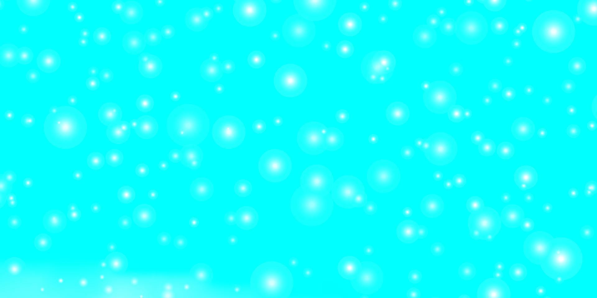 Light Green vector layout with bright stars.