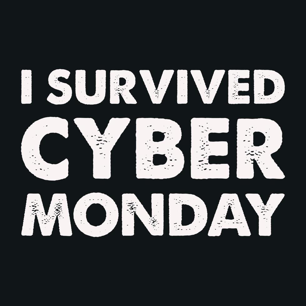 Cyber Monday, Cyber Monday Typography  T-Shirt print free vector