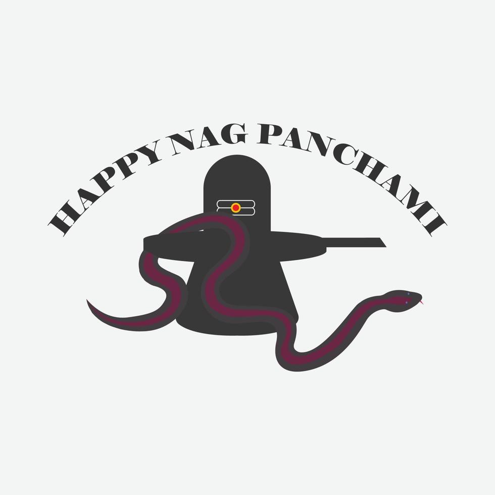 nag panchami, feliz nag panchami ew con nag vector gratuito