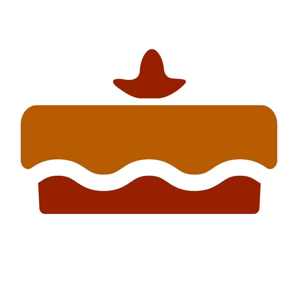 minimal colorful tart icon vector
