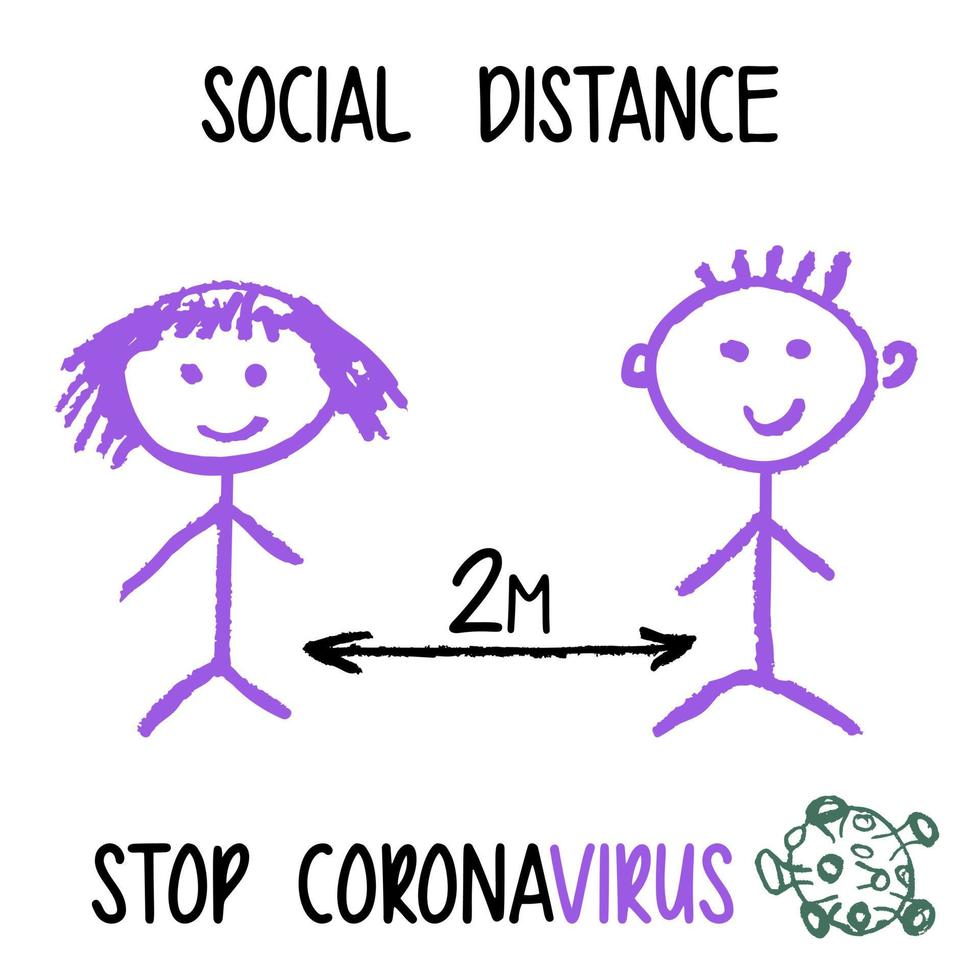 Coronavirus. Vector illustration of the problem of coronavirus