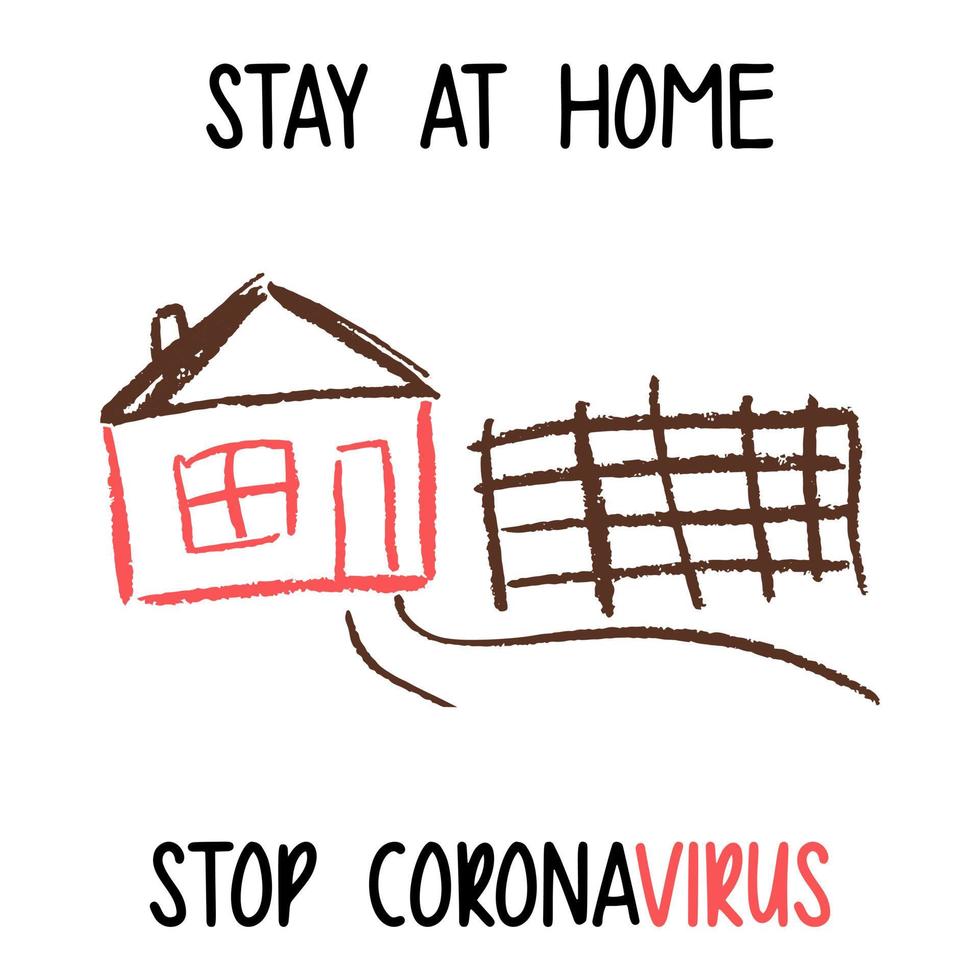 Coronavirus. Vector illustration of the problem of coronavirus