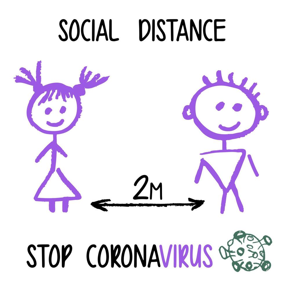 Coronavirus. Vector illustration of the problem of coronavirus