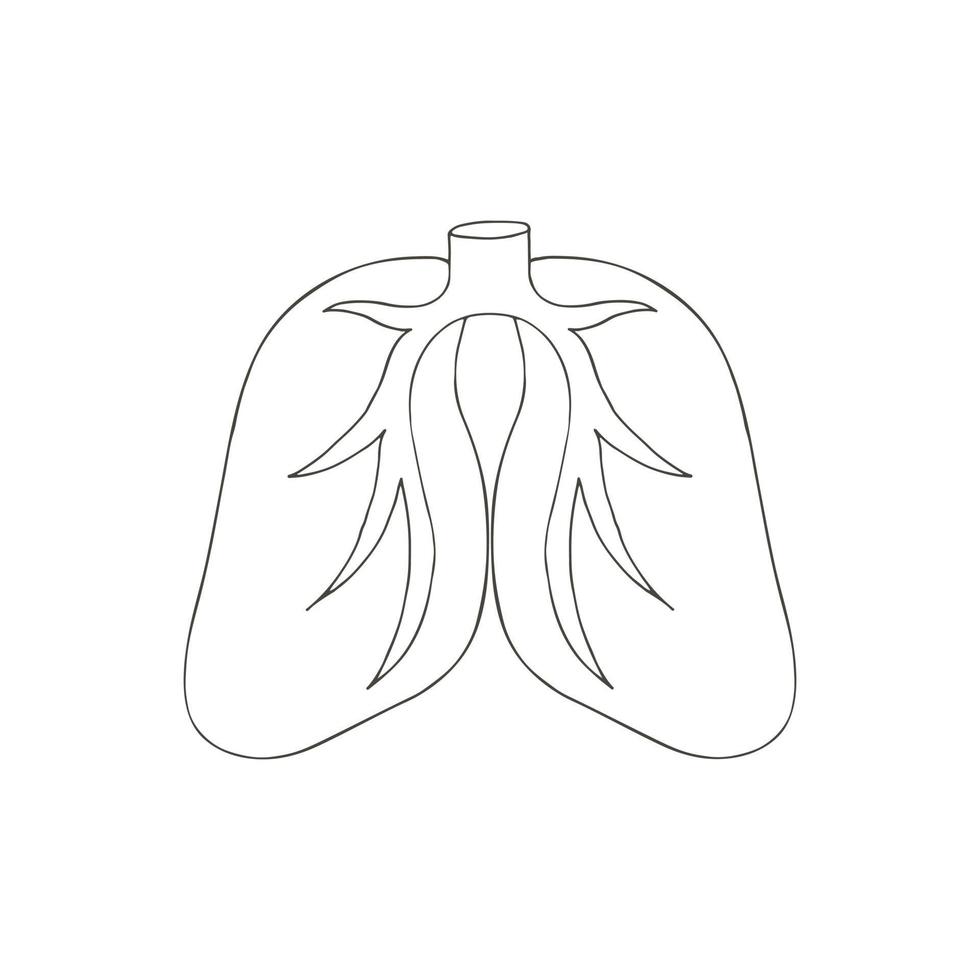 Vector icon in hand draw style. Image isolated on white background