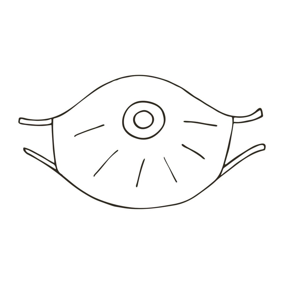 Vector icon in hand draw style. Image isolated on white background