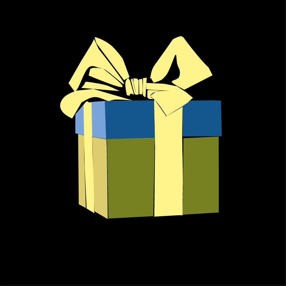caja de regalo sorpresa, celebración de cumpleaños, paquete de regalo especial, programa de recompensa por fidelidad vector