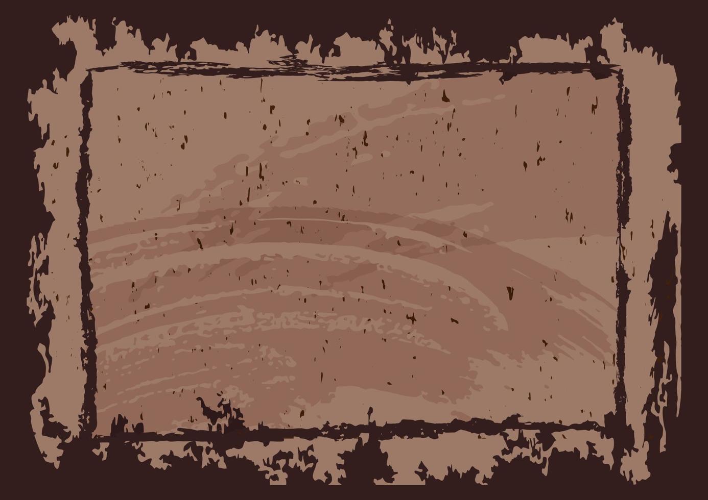 grunge texture with rusted frame vector