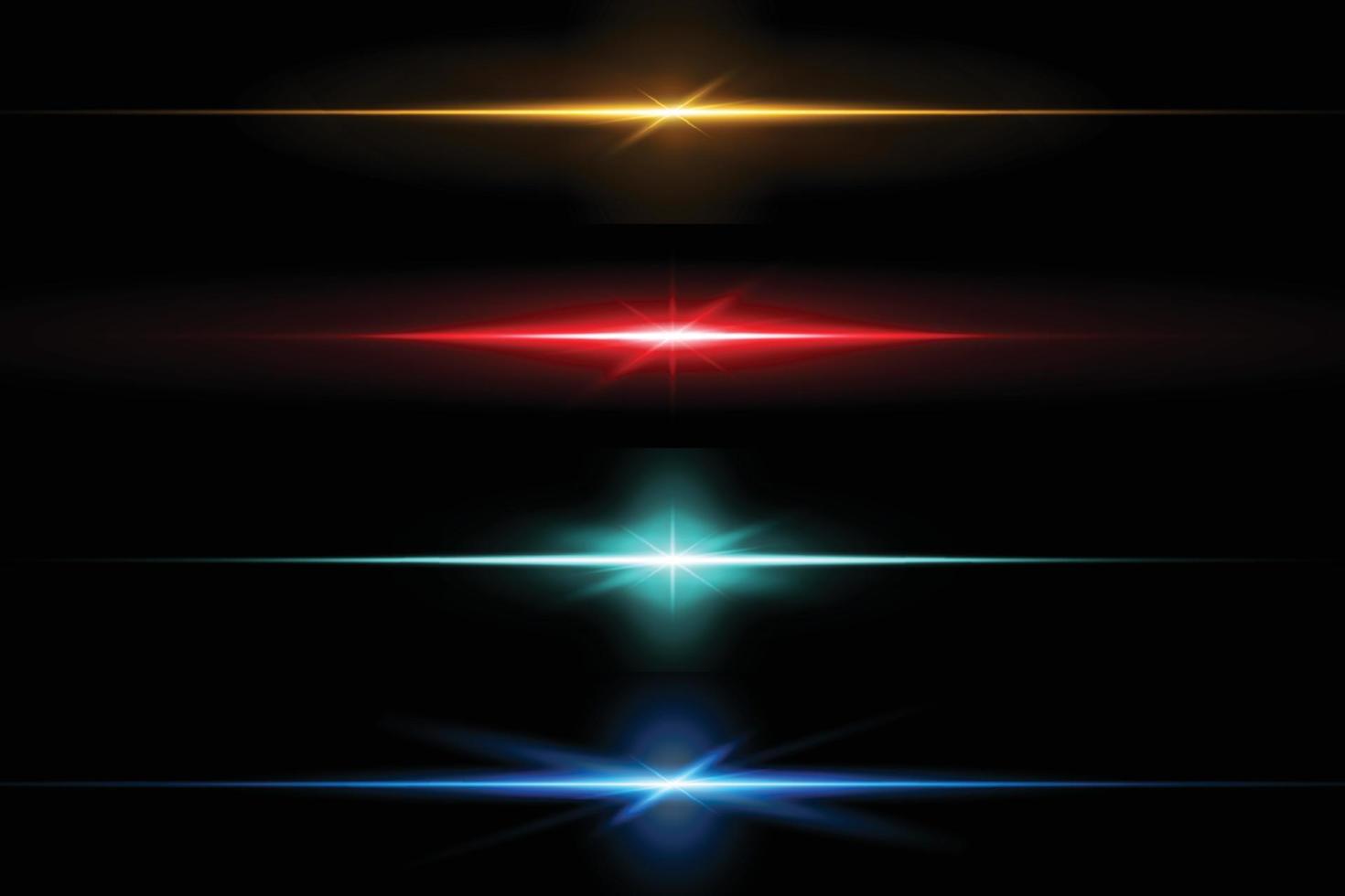 multicolored explosion of light vector