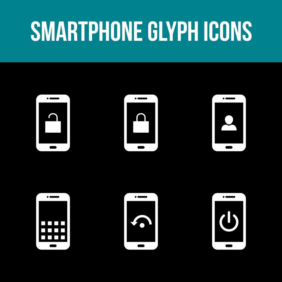 Mobile Apps Vector Icon Set