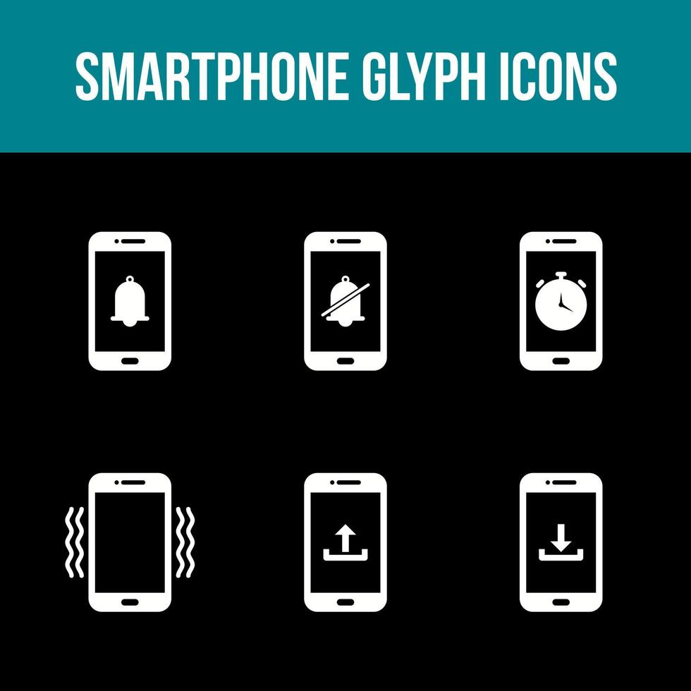 Smartphone and Mobile Apps Vector Icon Set