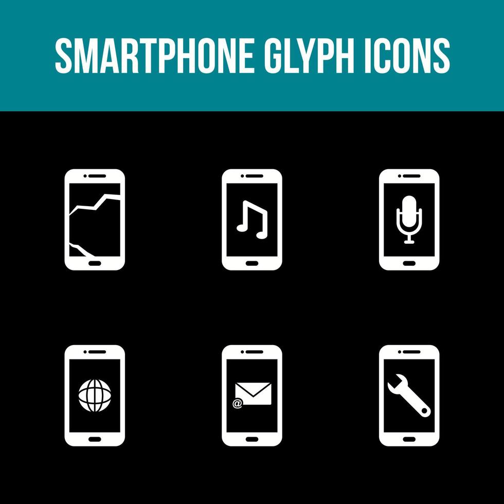 Mobile Apps Vector Icon Set