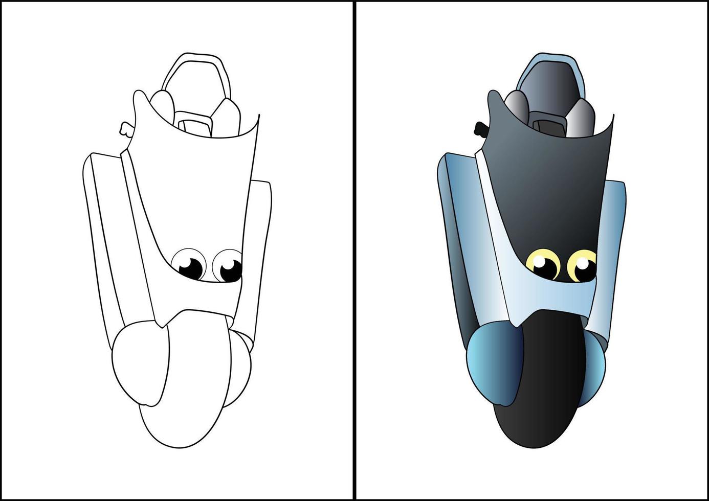simple vehicle coloring pages for kids, kids coloring pages. vector