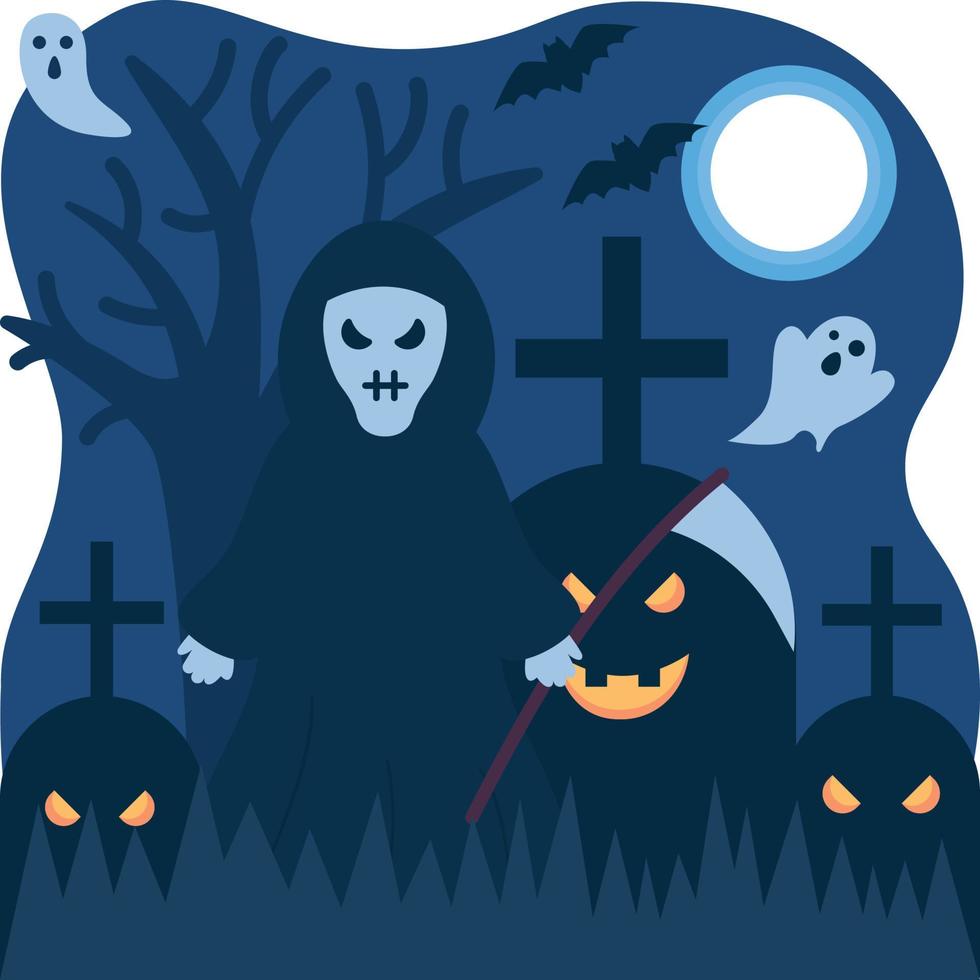 halloween celebration illustration vector
