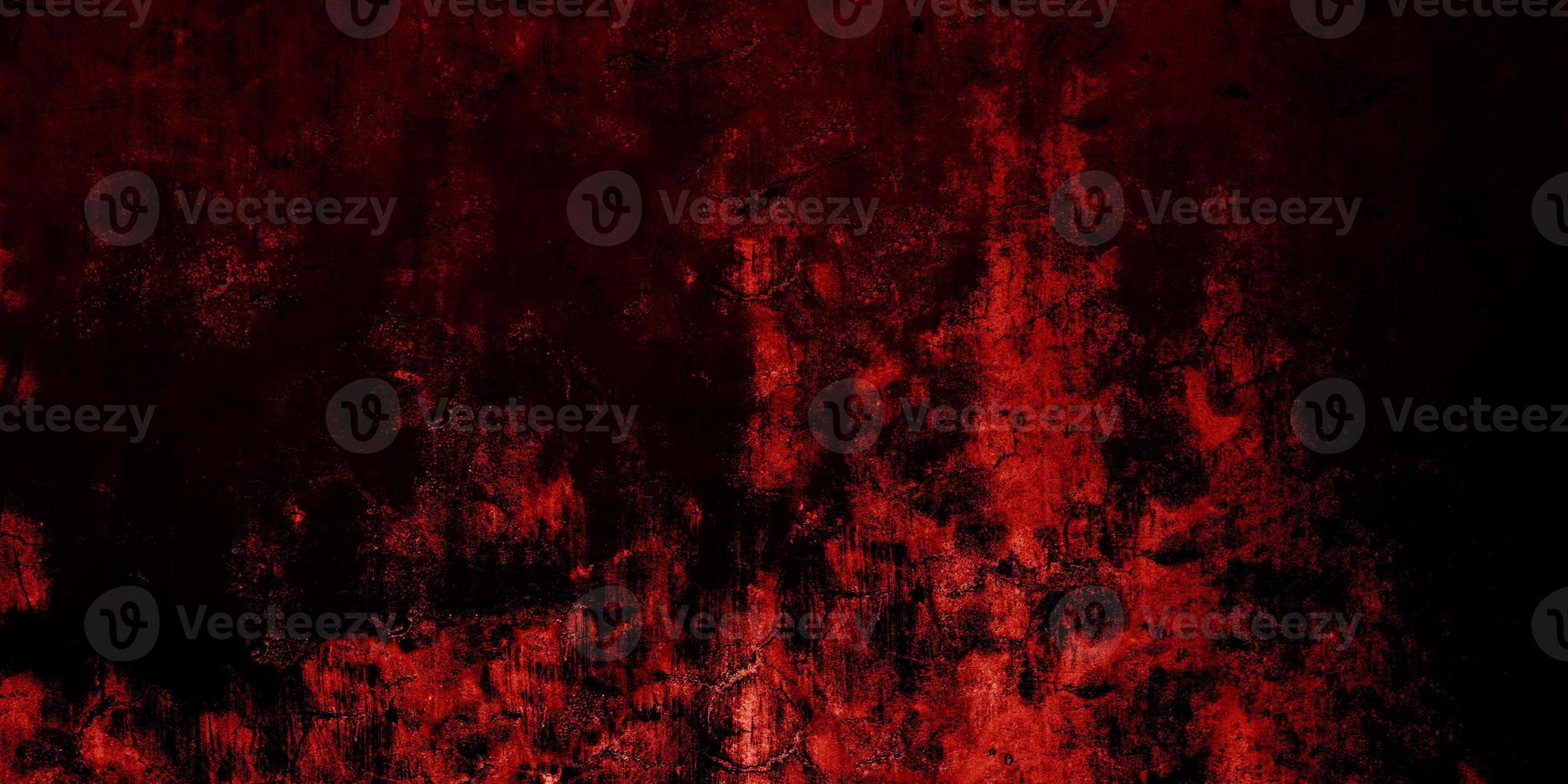 Red Scary background. Dark grunge red texture concrete photo