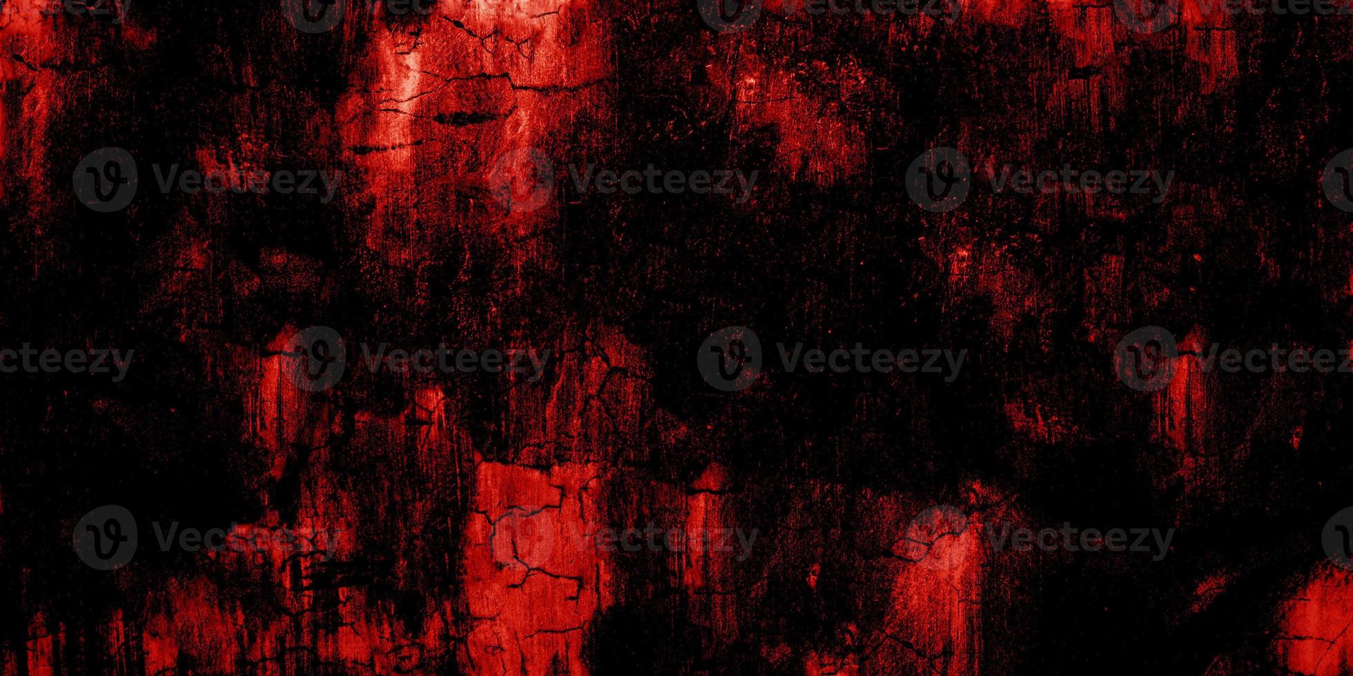 Red Scary background. Dark grunge red texture concrete photo