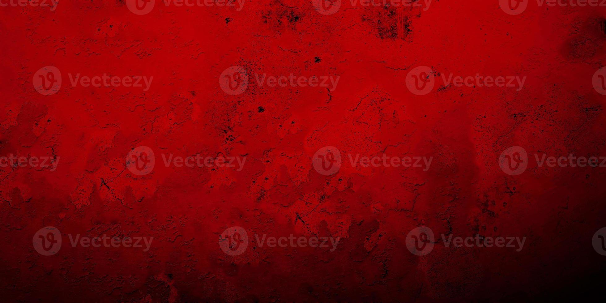 Red Scary background. Dark grunge red texture concrete photo