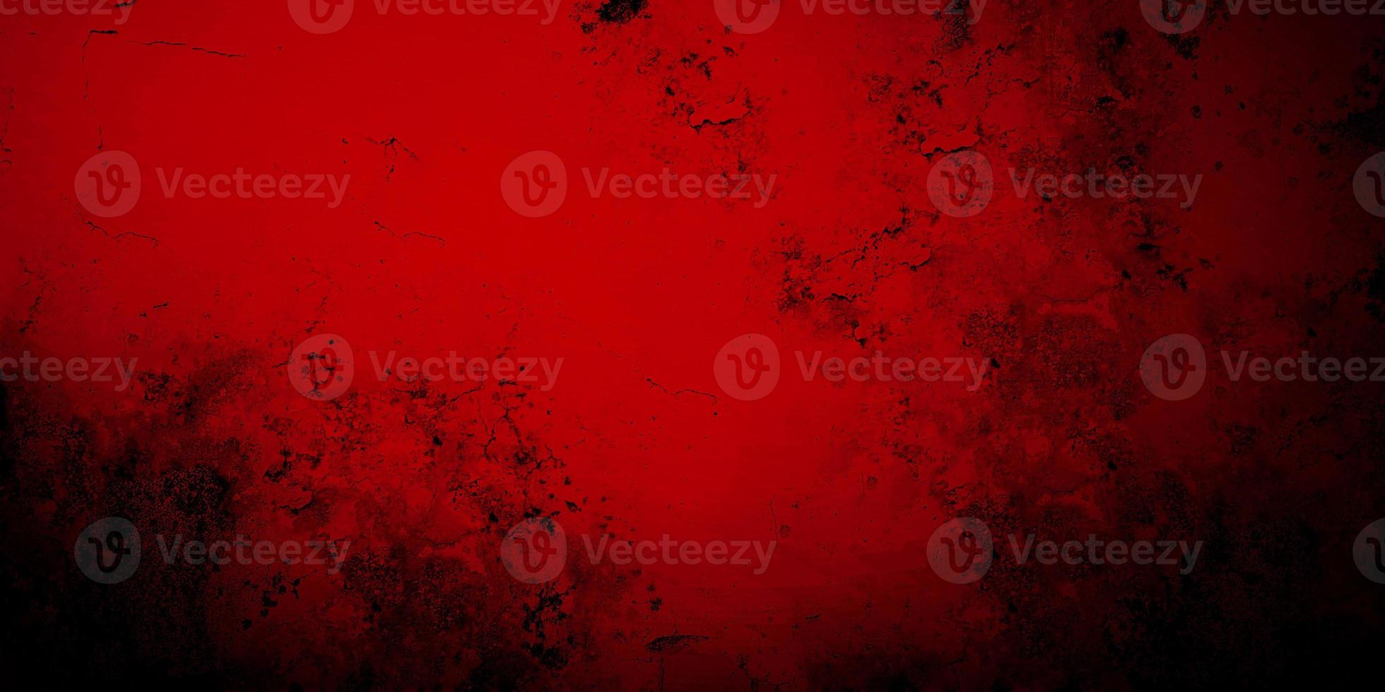 Red Scary background. Dark grunge red texture concrete photo