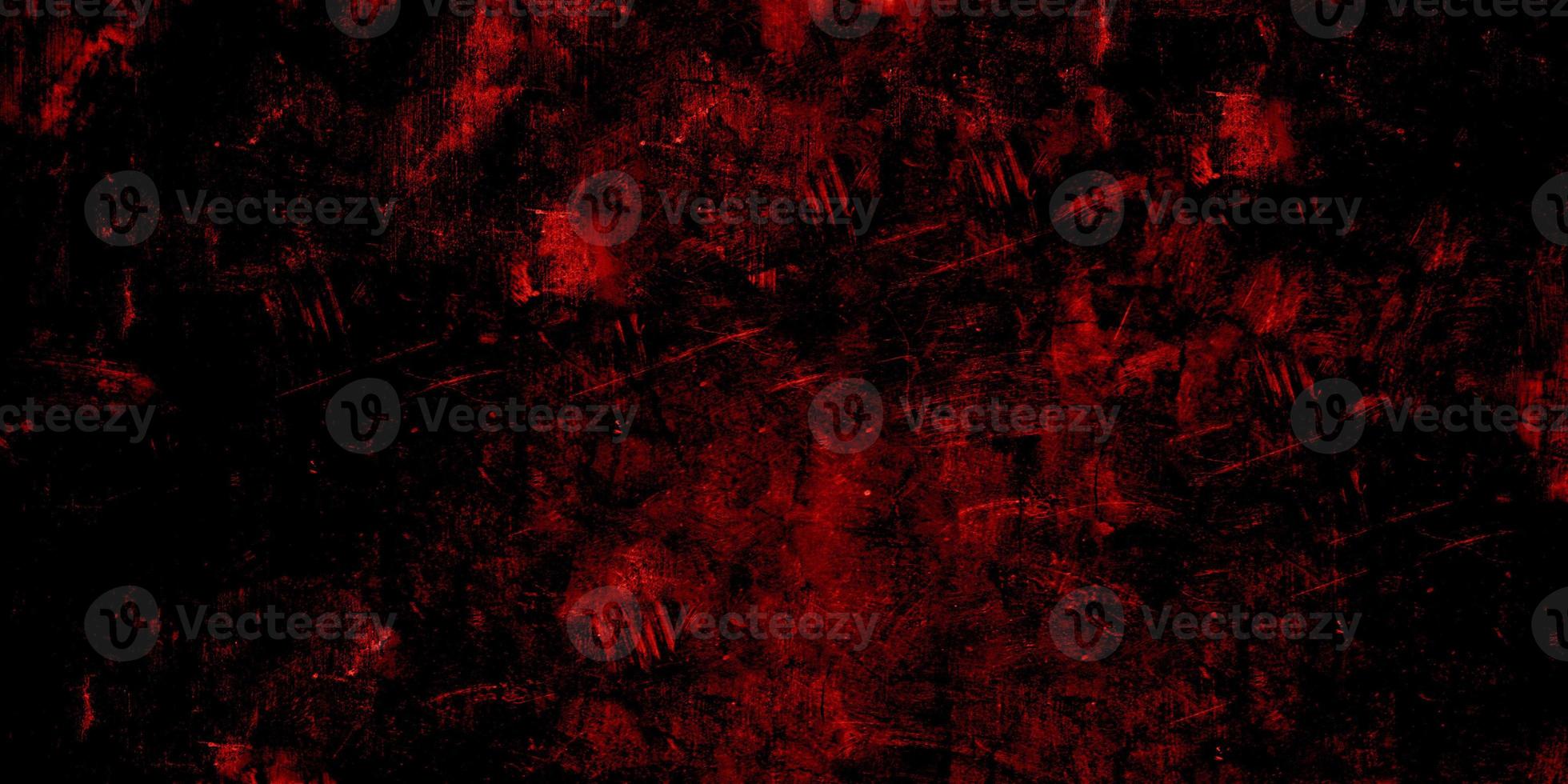 Red Scary background. Dark grunge red texture concrete photo