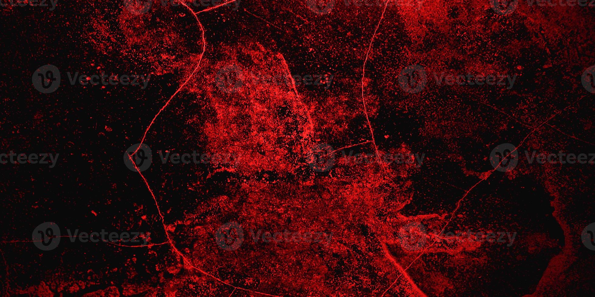 fondo rojo de miedo. concreto oscuro grunge textura roja foto