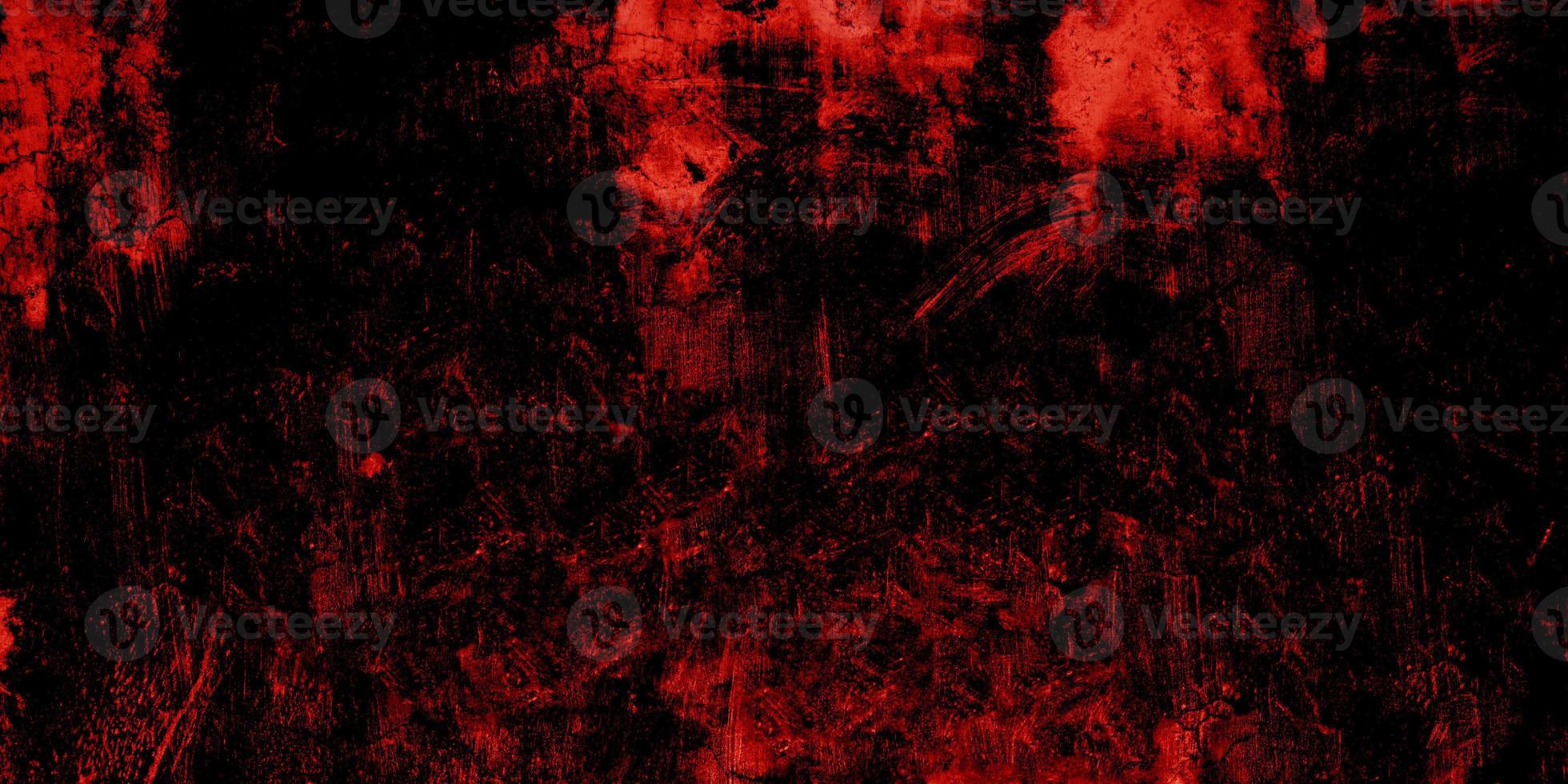 Red Scary background. Dark grunge red texture concrete photo