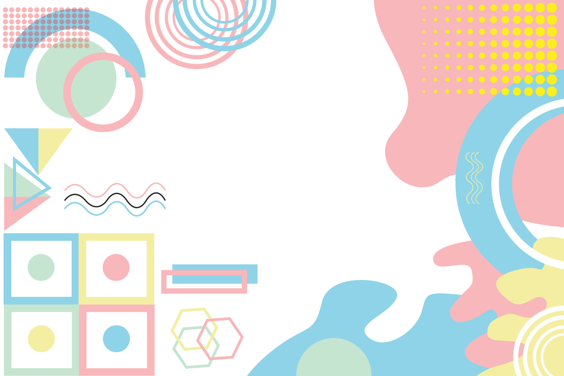 colorful pastel abstract geometric wallpaper background 3585059 Vector