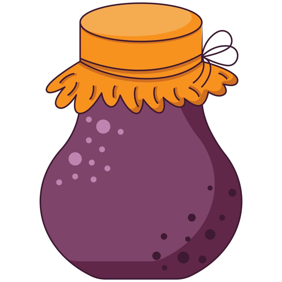 Sweet icon in a flat style, for halloween party or thanksgiving day vector