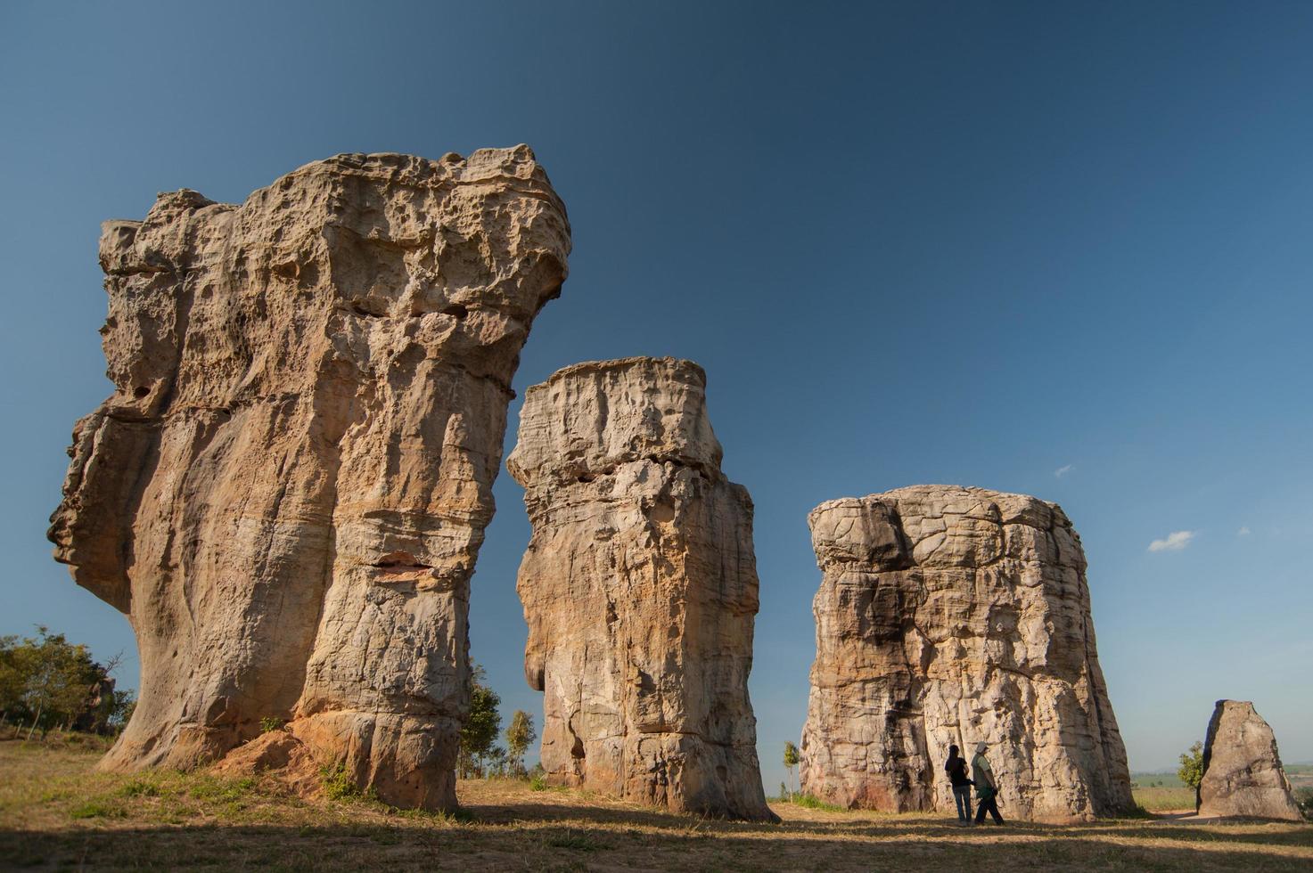 Stonehenge of Thailand Mo Hin khao at Chaiyaphum province Thailand photo