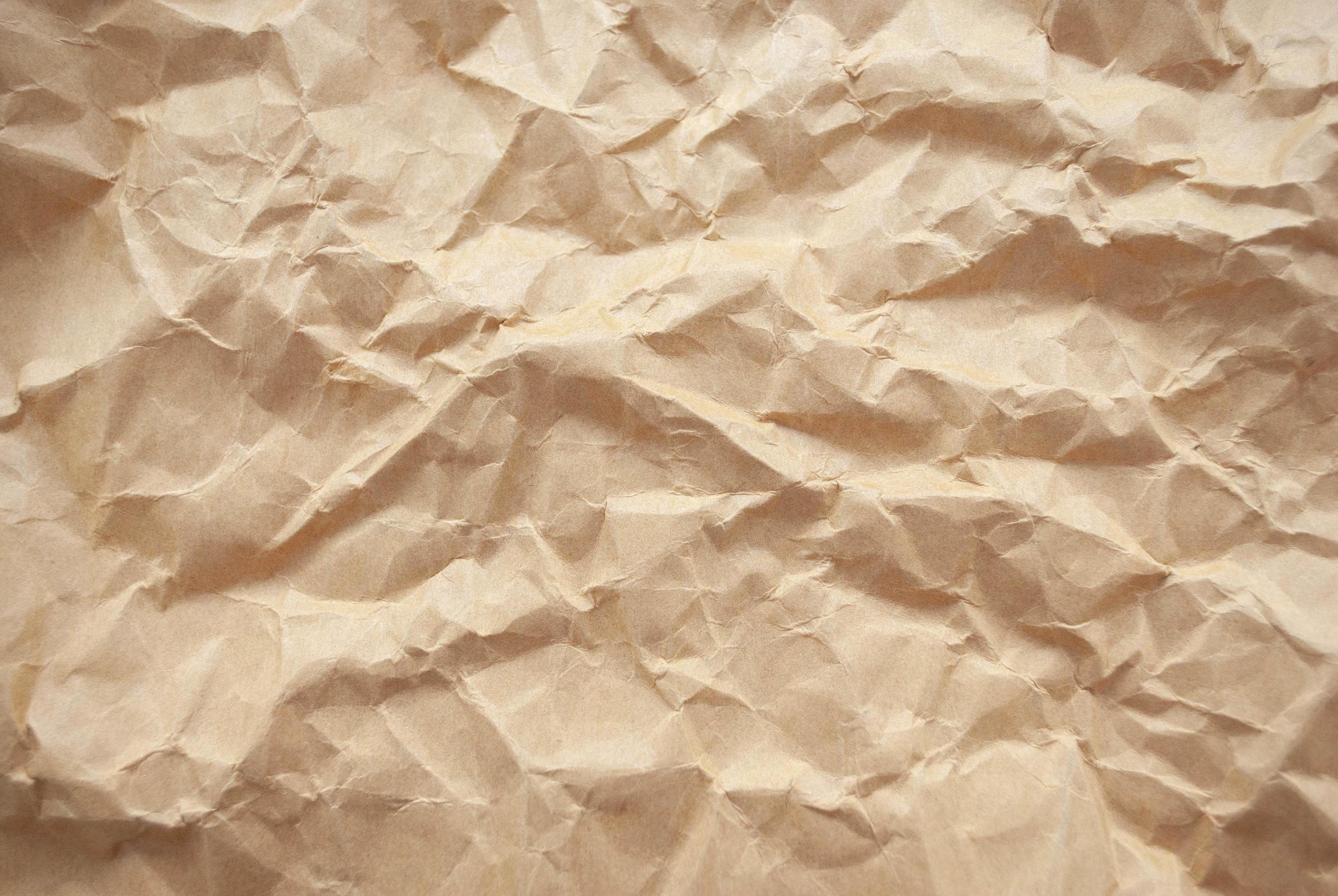 wrinkled paper texture brown