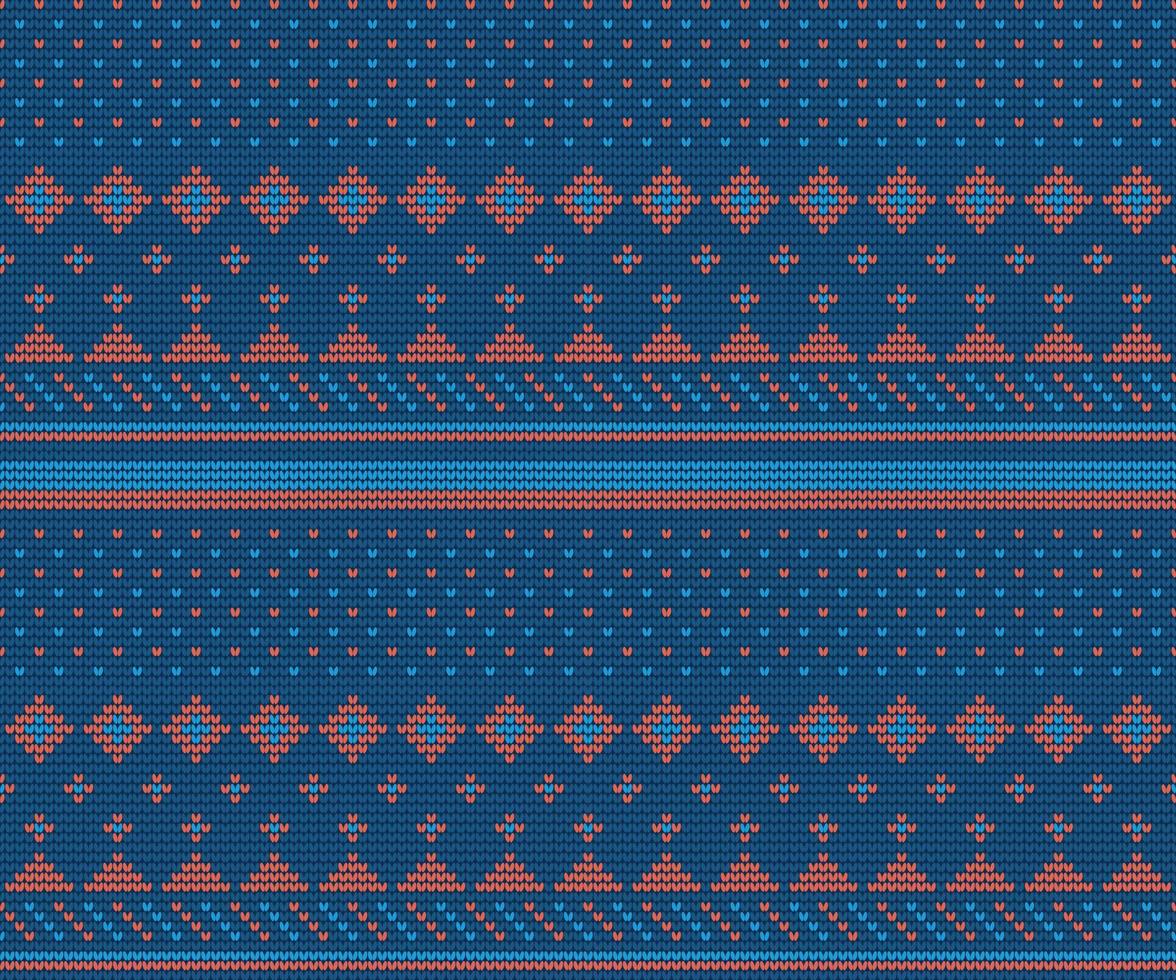 jumper seamless knitting pattern vector