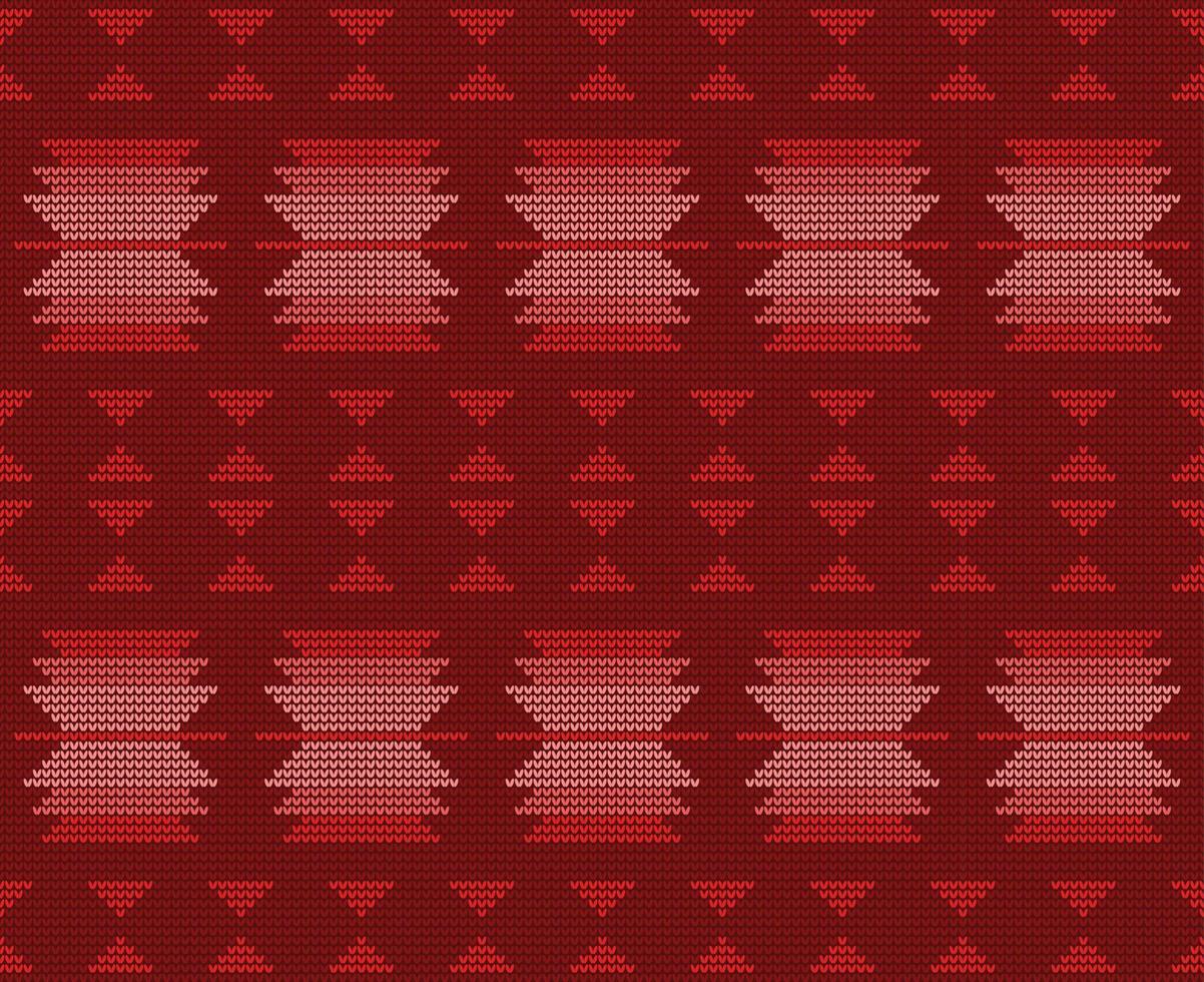 jumper seamless knitting pattern vector