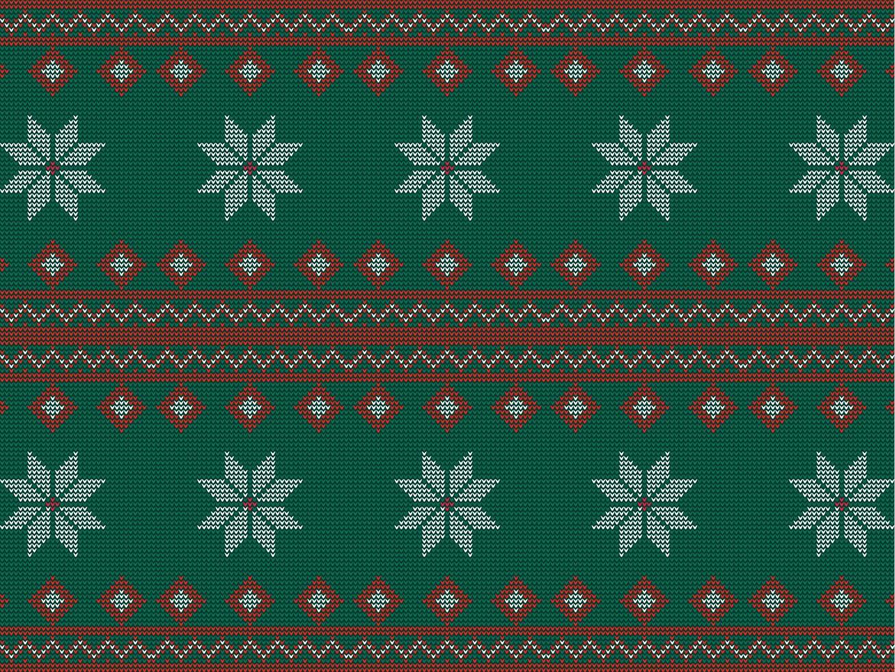 seamless knitting pattern vector