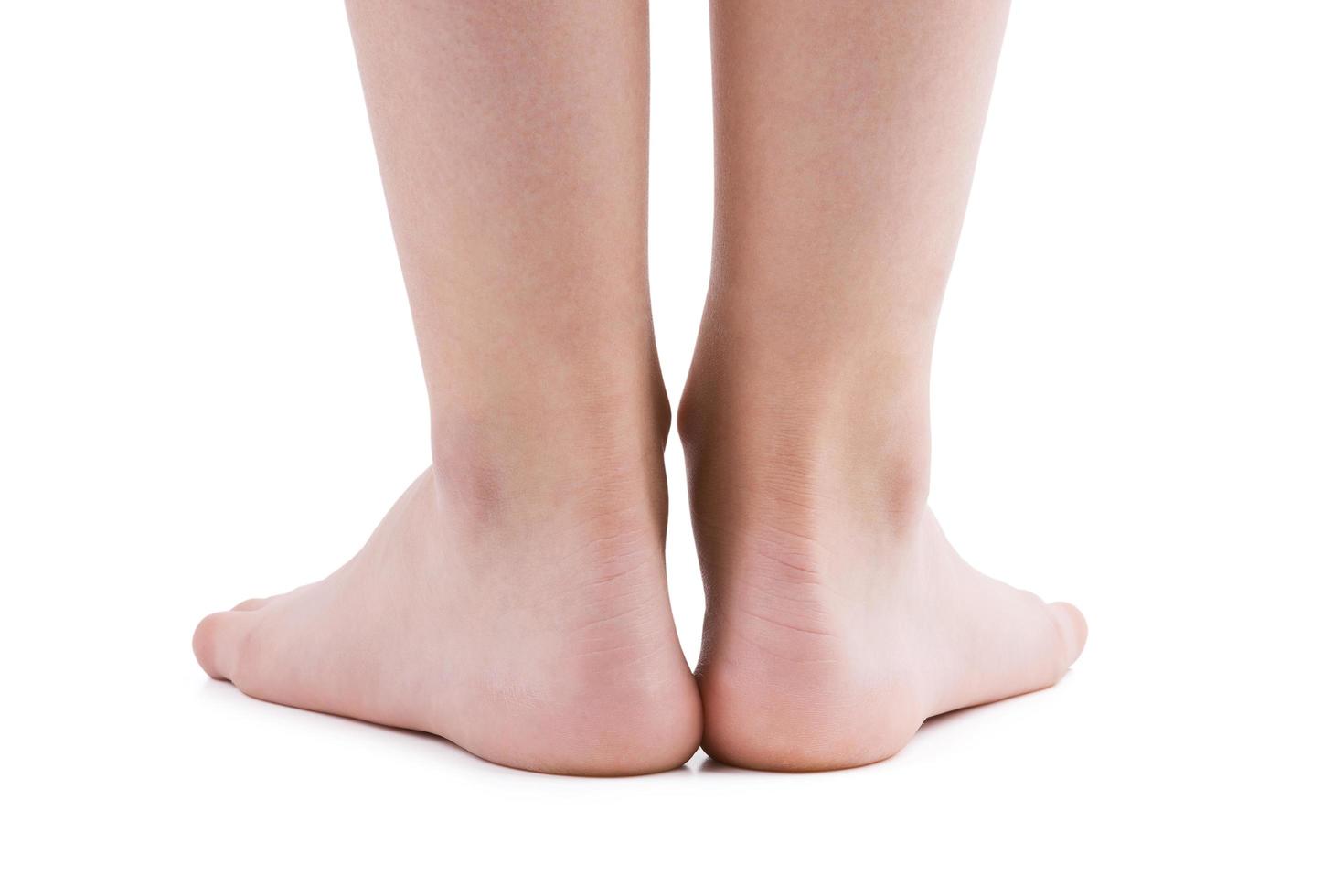 Two human foot photo