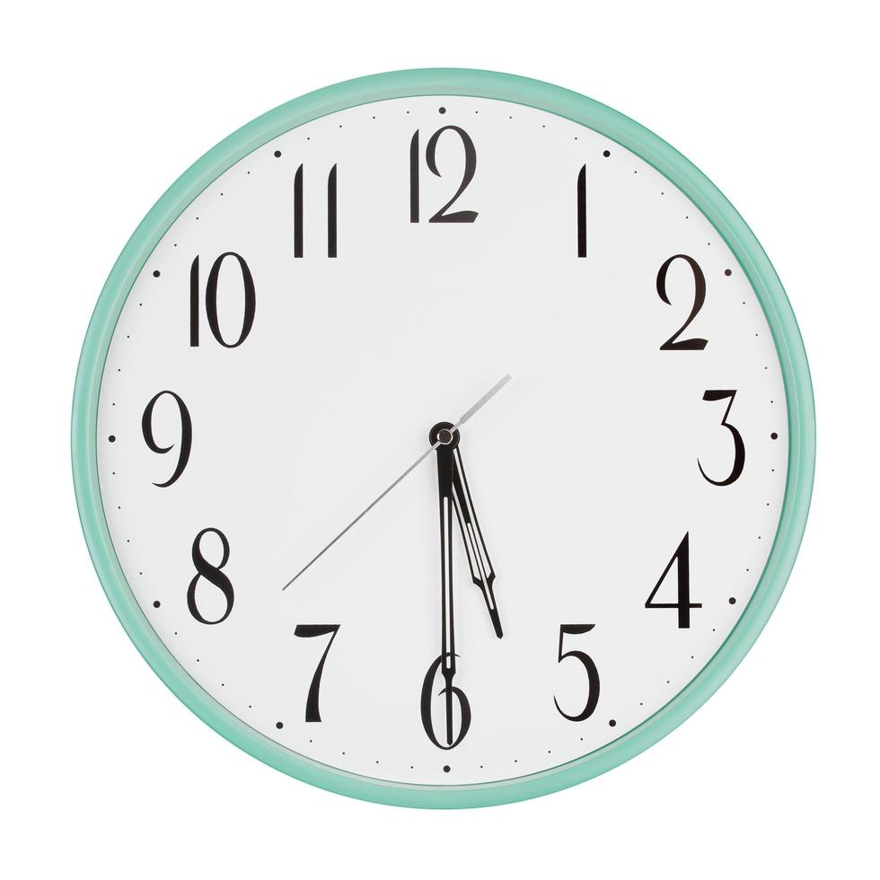 Half past five o clock 3586801 stock photo at vecteezy