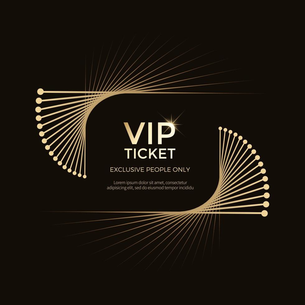 Luxury vip labels and golden badge objects vector