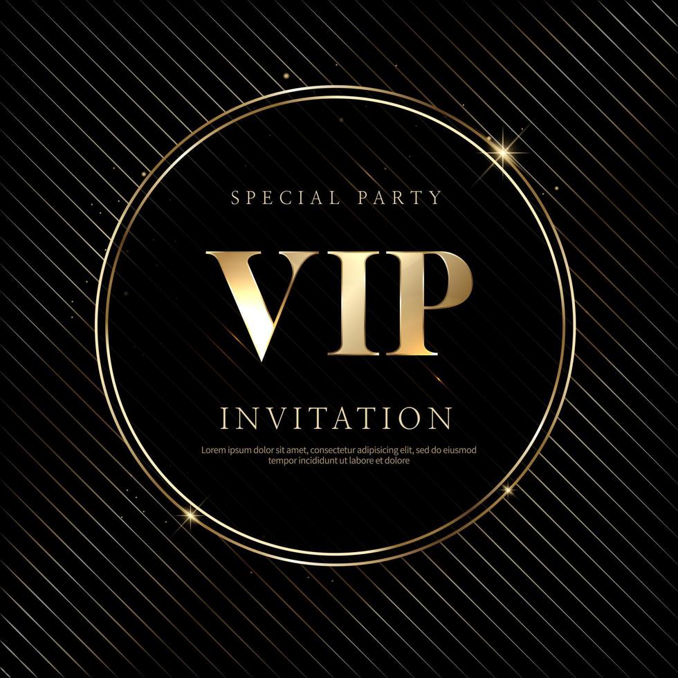 Luxury vip invitations and coupon backgrounds vector