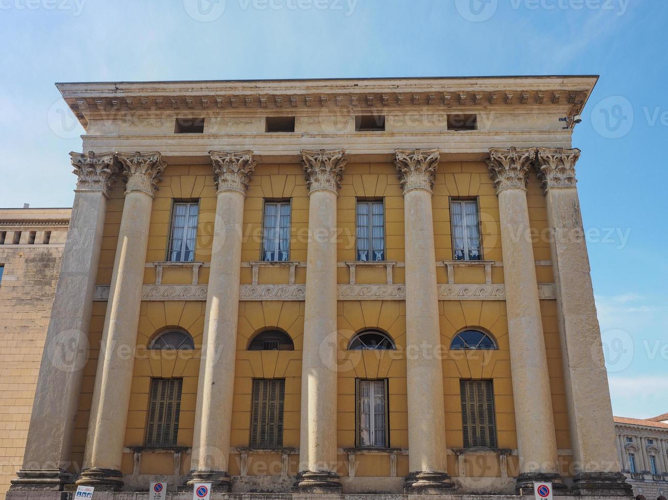 Verona city hall facade in Verona, Italy photo