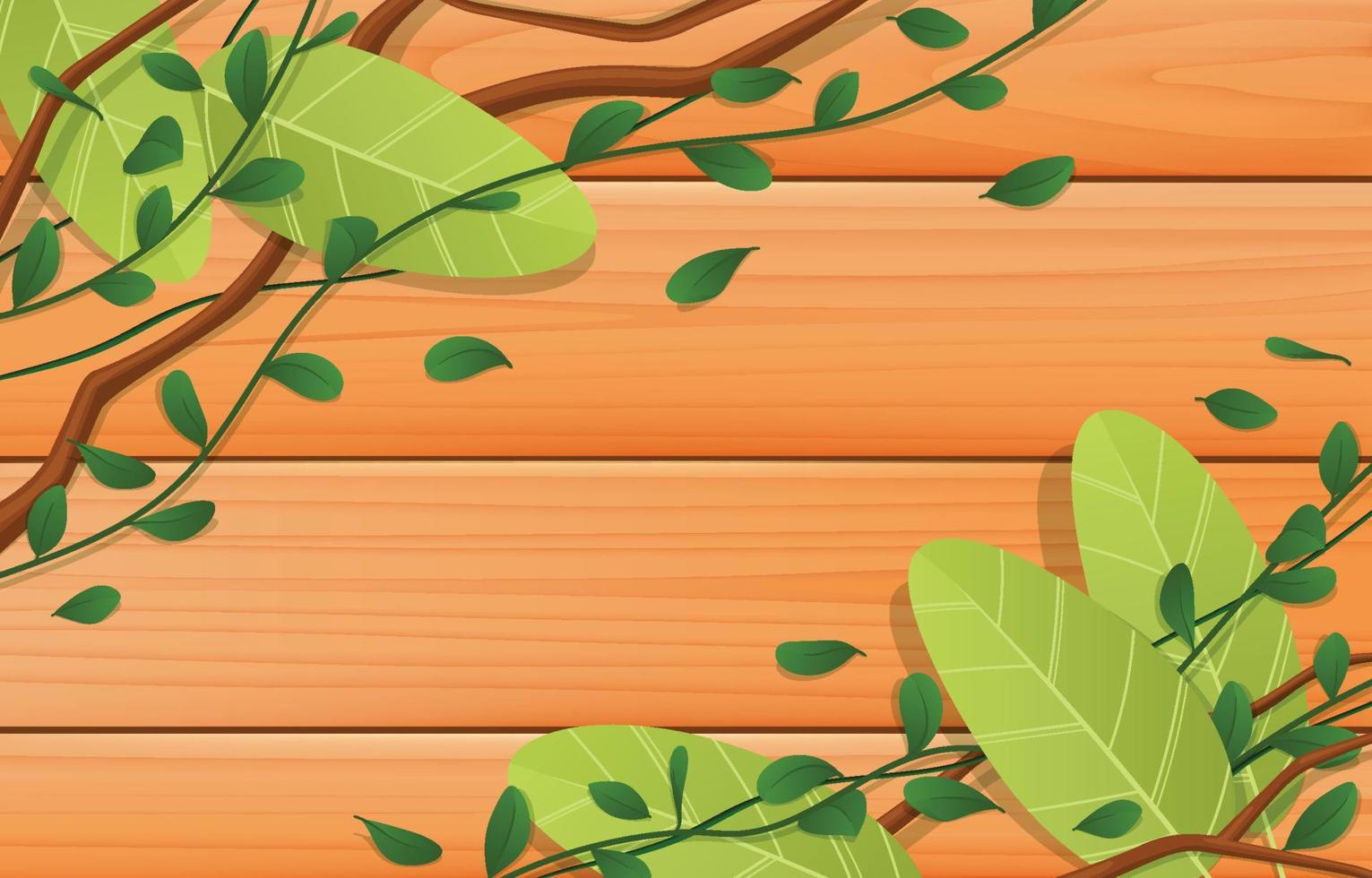 Fondo de textura floral y madera. vector