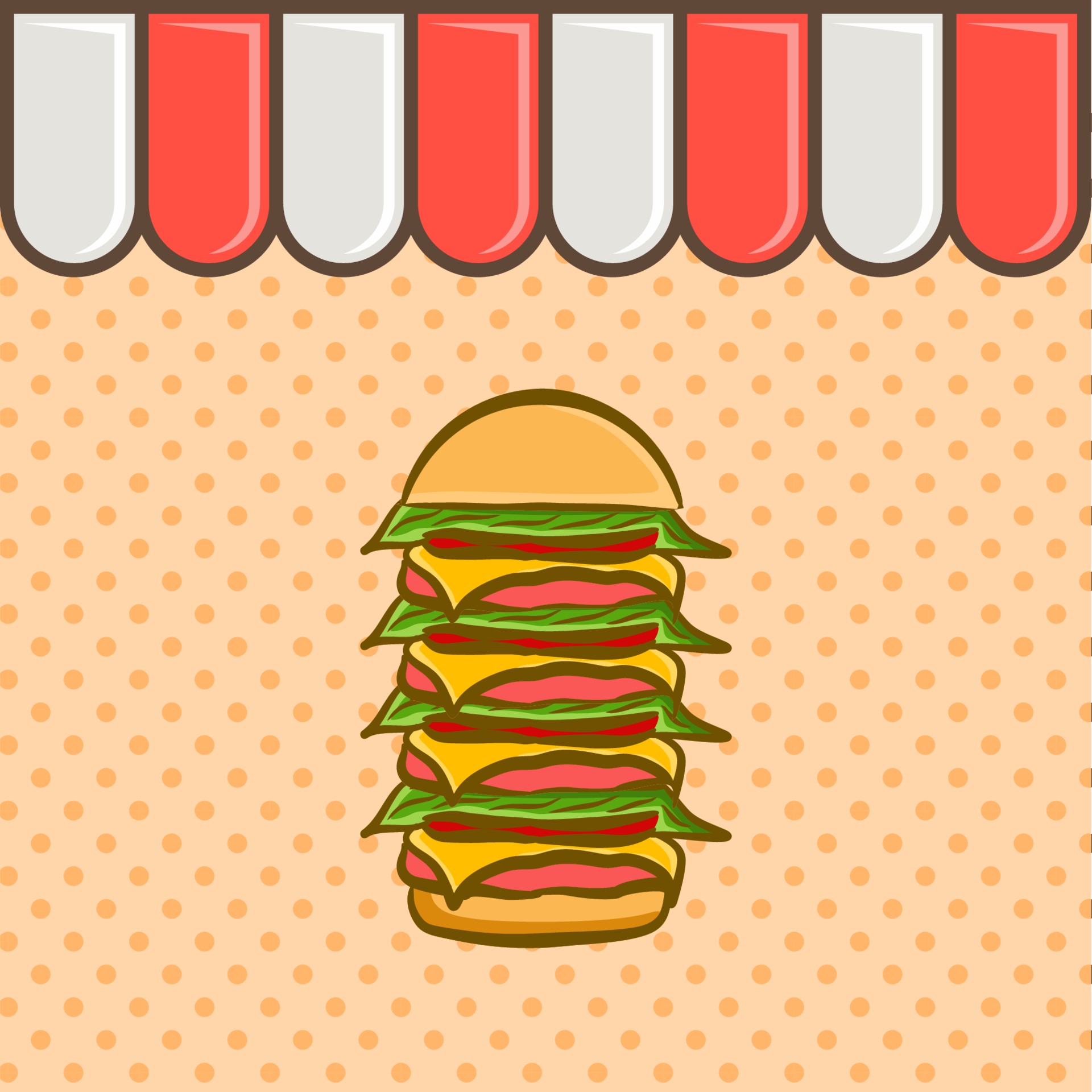 fast food burger 3588040 Vector Art at Vecteezy