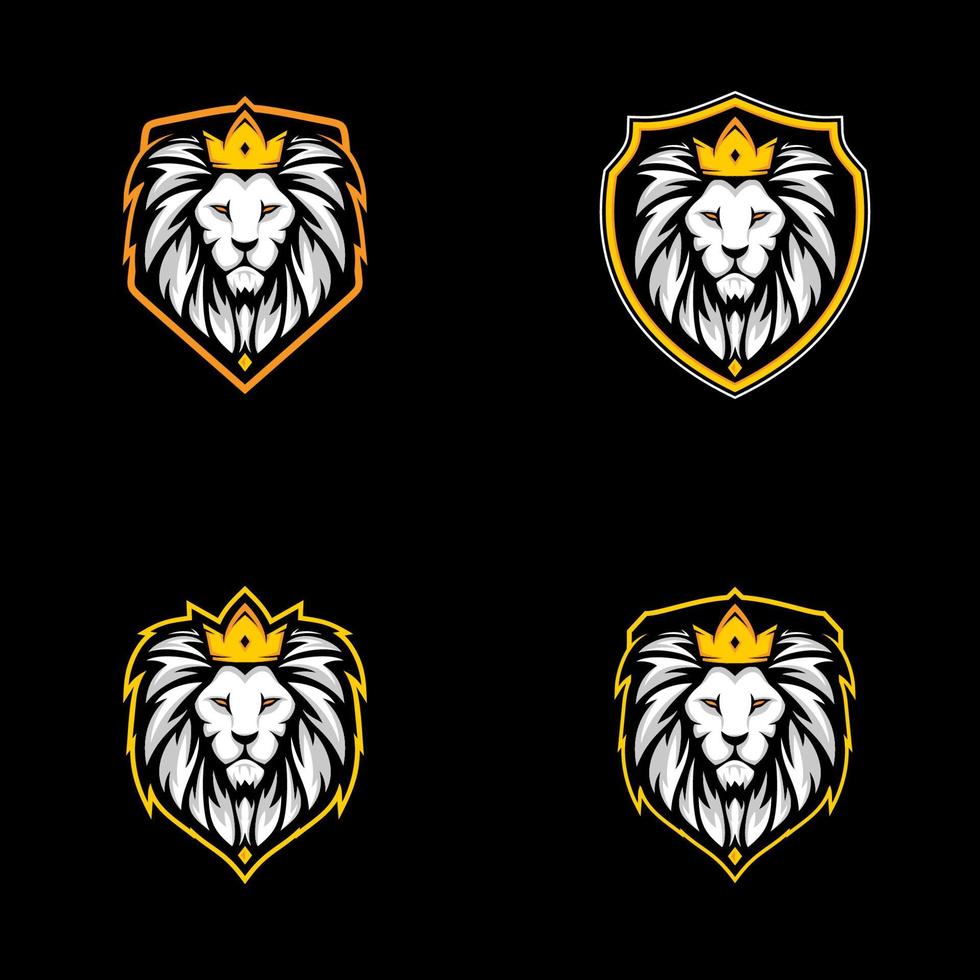 Vector Mascots Lion Logo Template