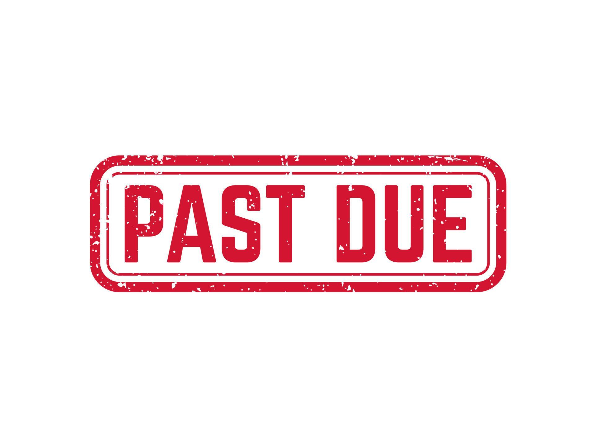 past due vector red stamp 3588471 Vector Art at Vecteezy