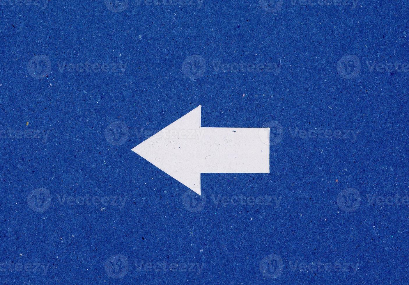 Left arrow sign photo