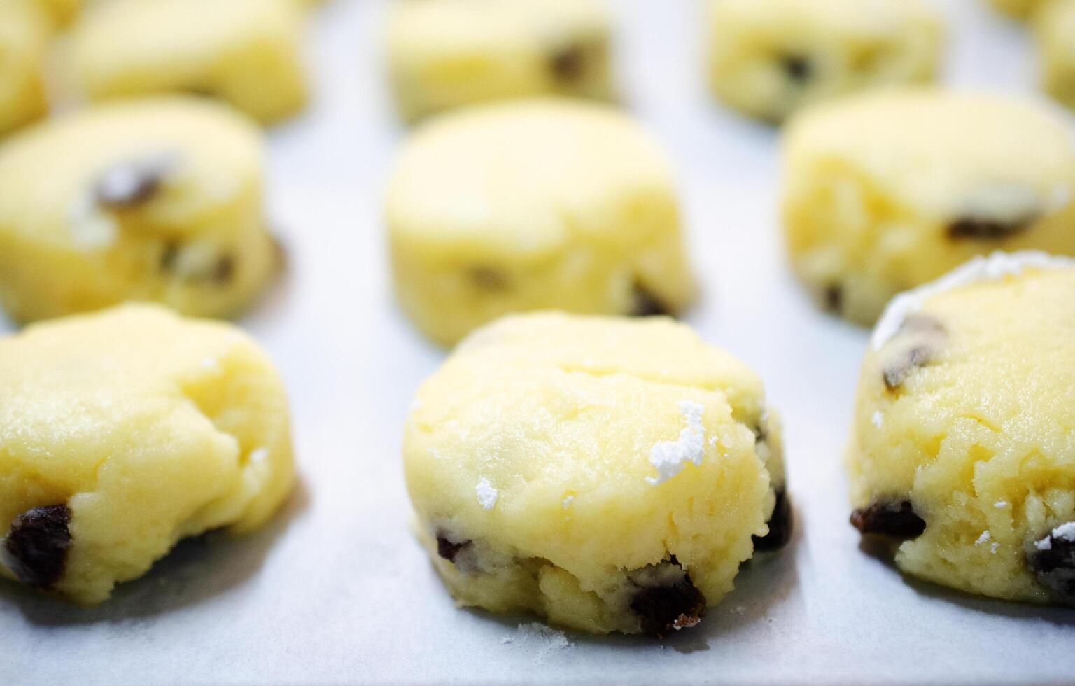 Preparing Scone baked dessert photo